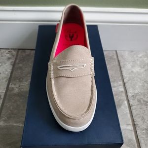 (NWT) Cole Haan Pinch Weekender Natural Chambray